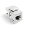 Leviton 1-Port Mod Jack 110 8W8P Utp, T568A/B Cat6 Quickport, Extreme 6+ White 61110-RW6 - alternate 1